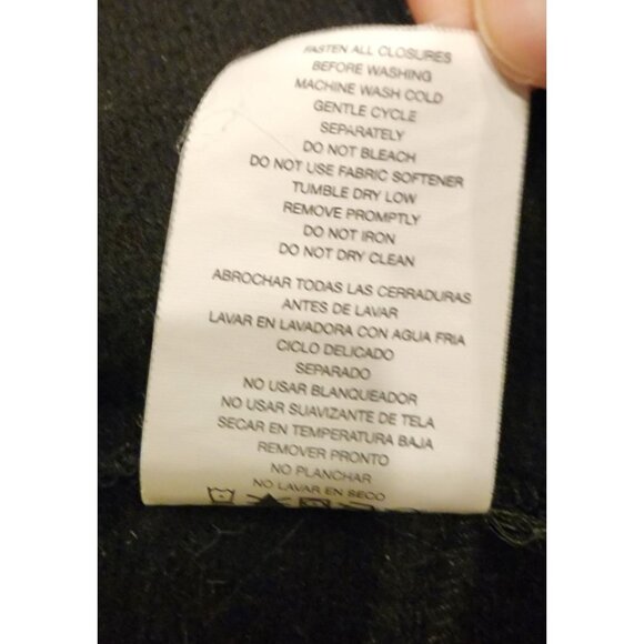 Women's Black Hooded Jacket 3X 22W-24W W/ Pink Accents Full Zip Pockets Polyeste - Picture 7 of 16